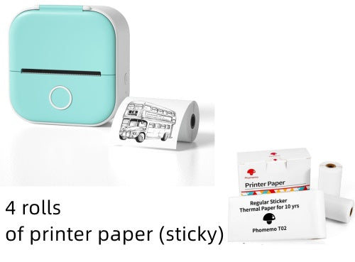Mini Bluetooth Thermal Label & Photo Printer