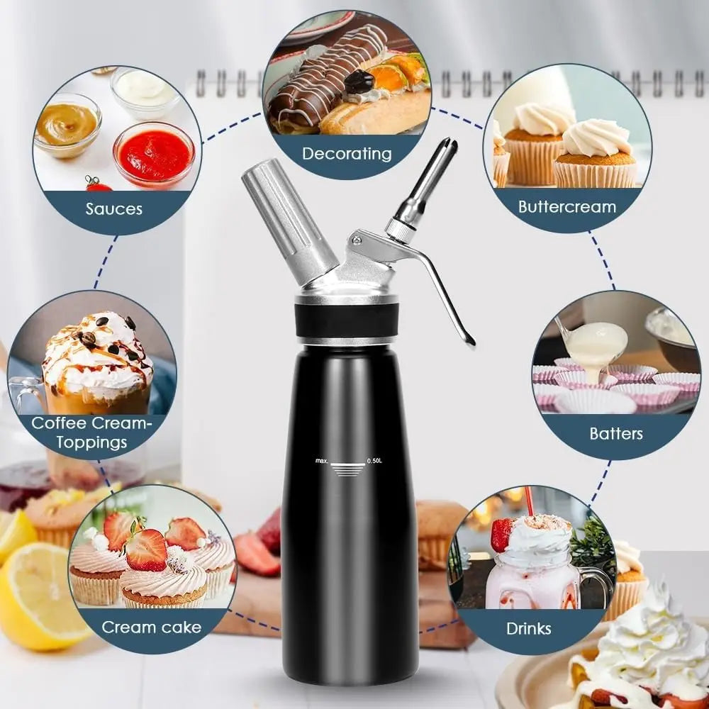 500ml Aluminum Cream Whipper Bottle