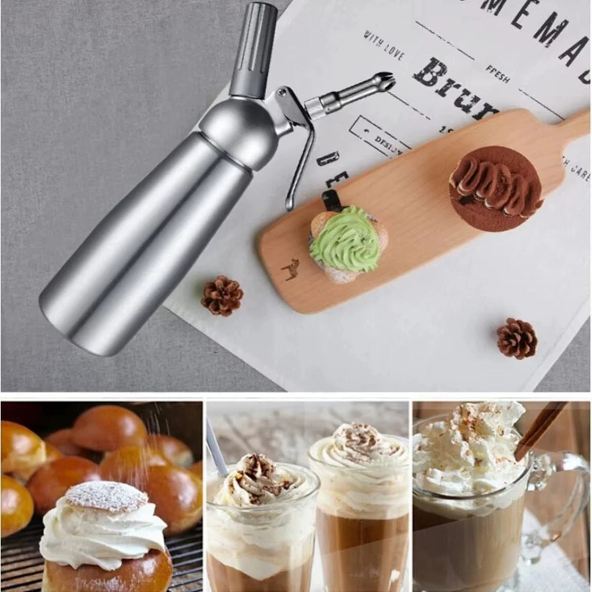 500ml Aluminum Cream Whipper Bottle