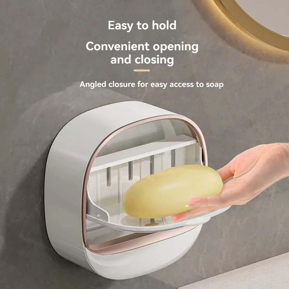 Waterproof Hanging Soap Holder with Drainage