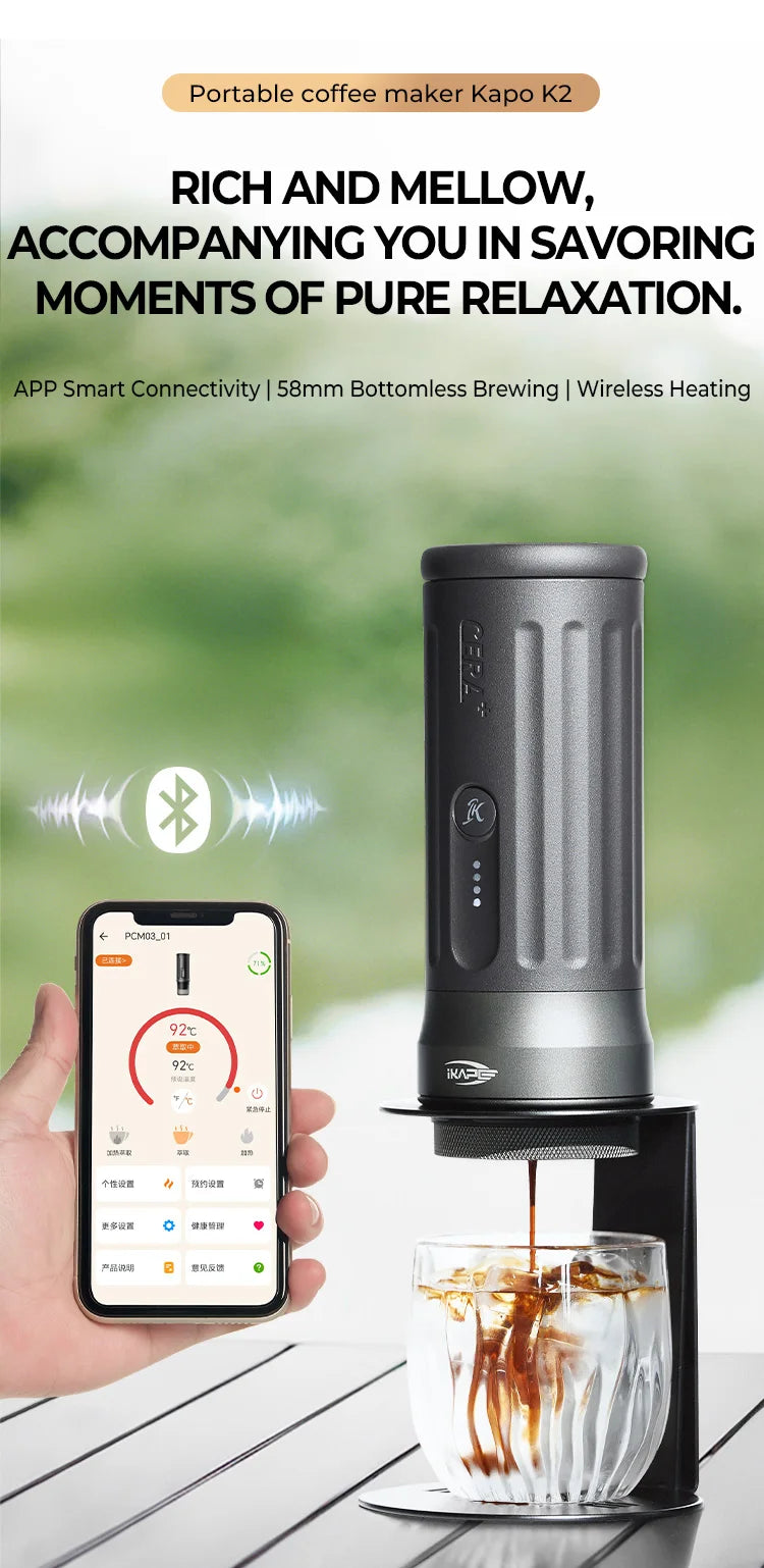 IKAPE Kapo K2 Portable Espresso Machine