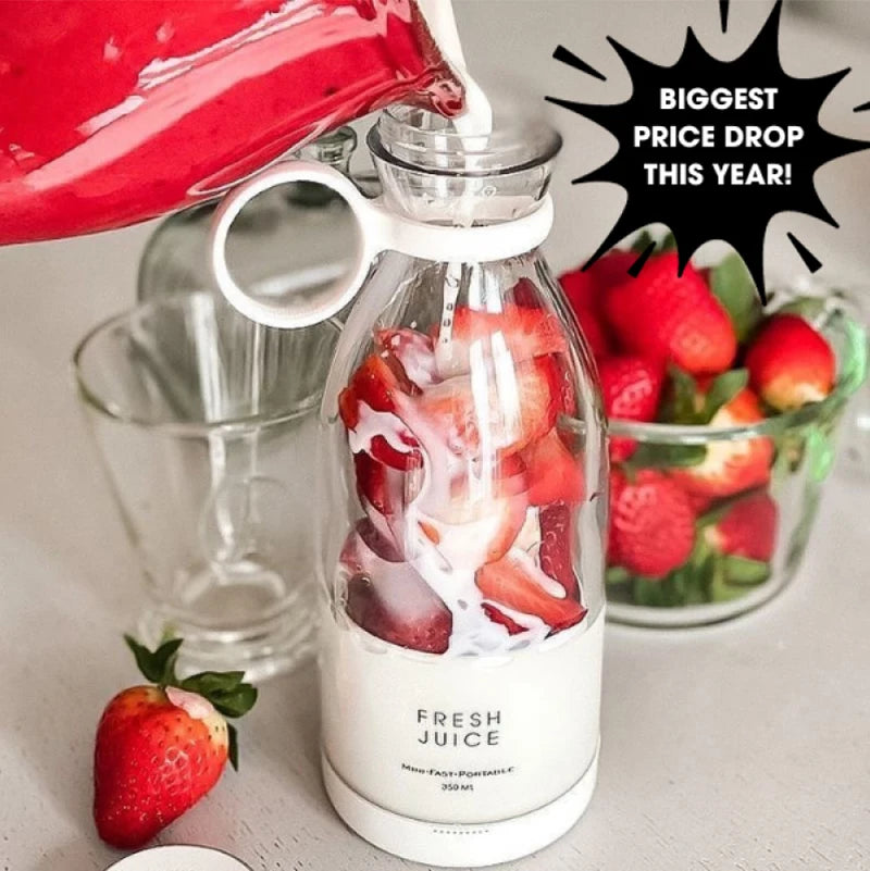 Portable 6-Blade Smoothie Blender Bottle