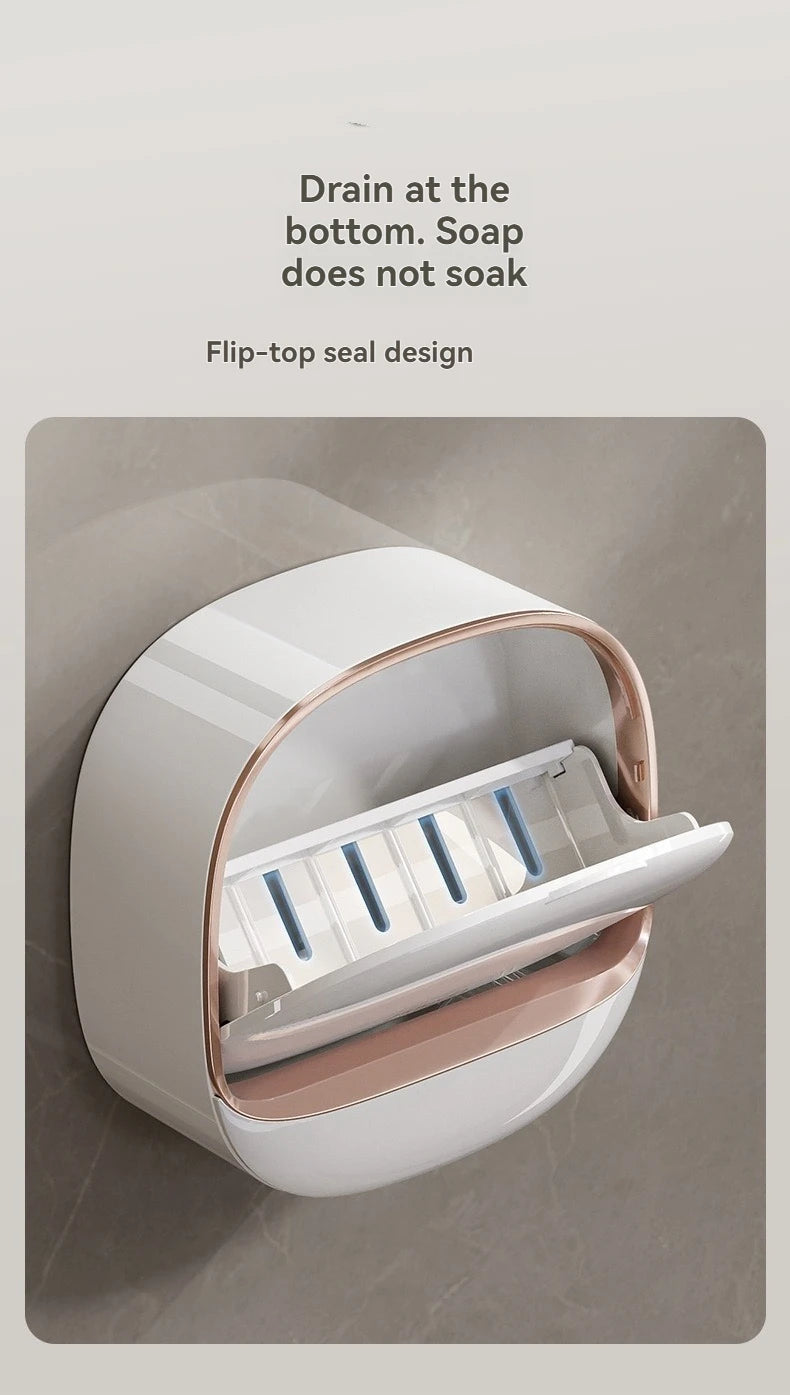 Waterproof Hanging Soap Holder with Drainage