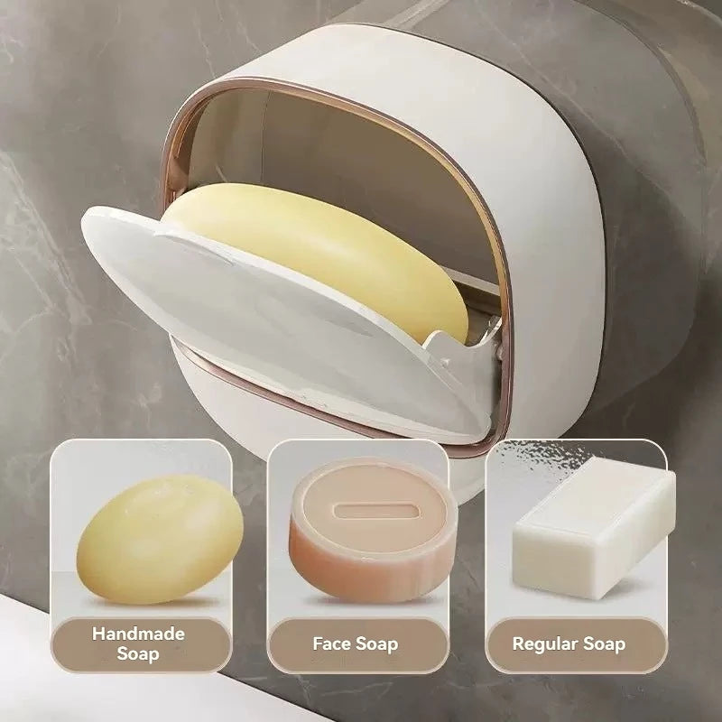 Waterproof Hanging Soap Holder with Drainage