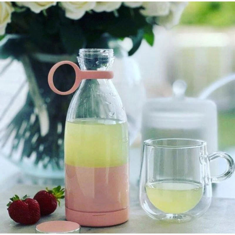 Portable 6-Blade Smoothie Blender Bottle