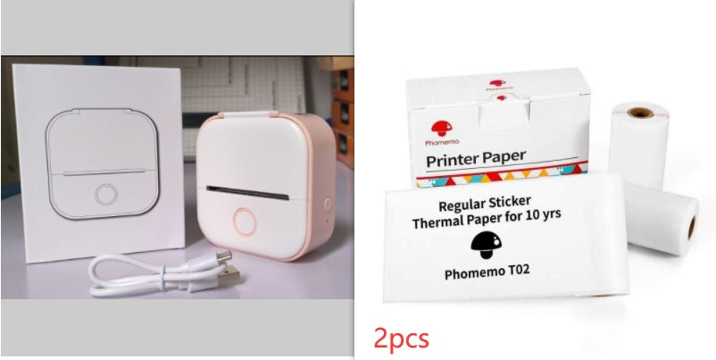 Mini Bluetooth Thermal Label & Photo Printer