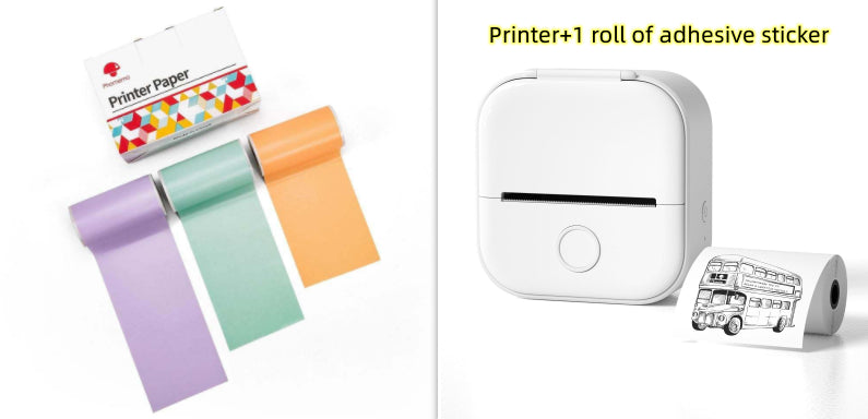 Mini Bluetooth Thermal Label & Photo Printer