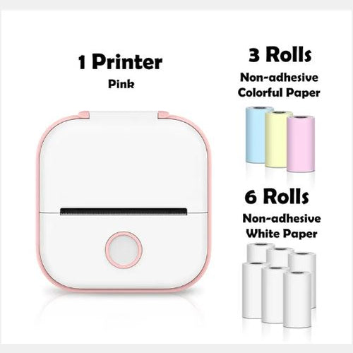 Mini Bluetooth Thermal Label & Photo Printer