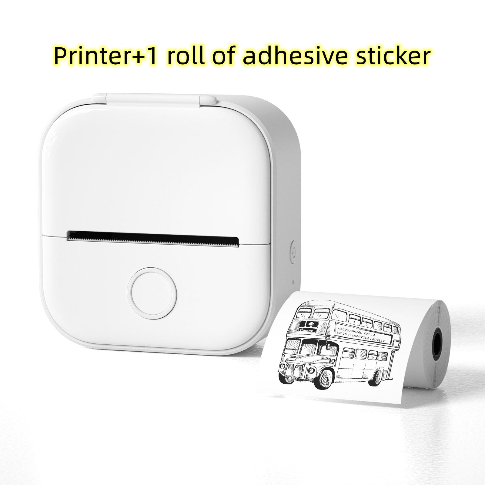 Mini Bluetooth Thermal Label & Photo Printer
